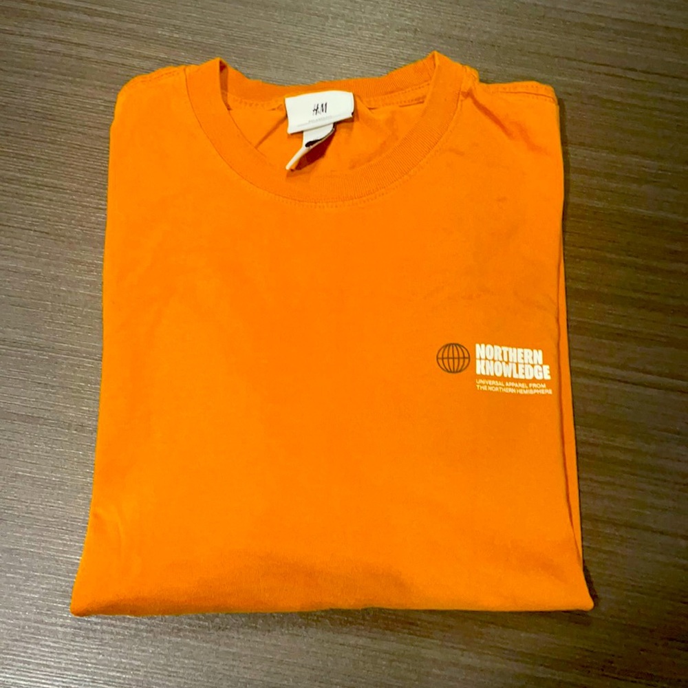 Orange tee shirt